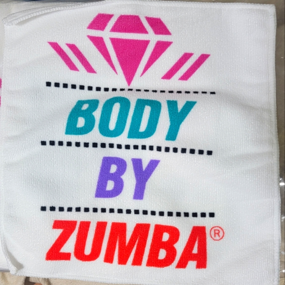 "Body by Zumba" Zumba Fitness Towel (one)